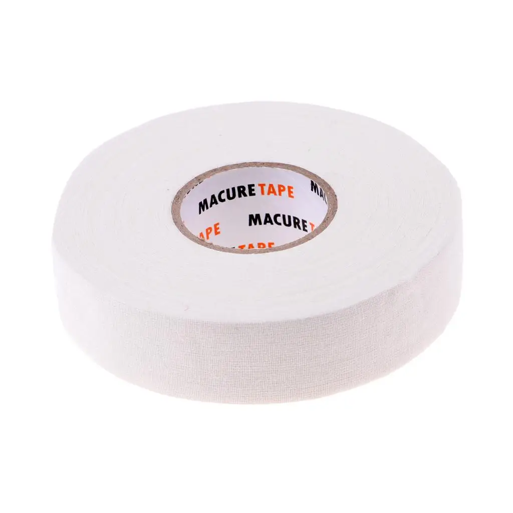 1 Roll Waterproof Adhesive Ice Hockey Cloth Stick Grip Tape 25mmx22.5m Tightly woven poly-cotton cloth tape