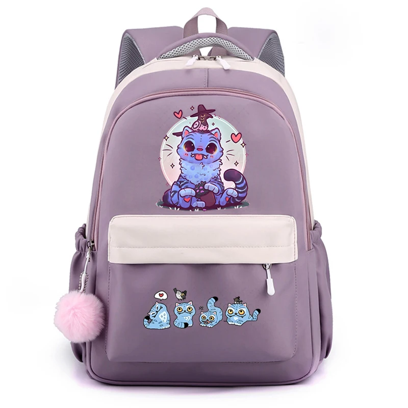 

KPop Demon Hunters Derpy Tiger School Bags for Student Large Capacity Girls Backpack Women Laptop Backpack Travel Bagpacks