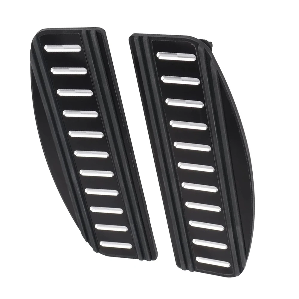 Front Driver Rider Insert Floorboard Footboard Rubber Pad Black For Harley Touring Road King