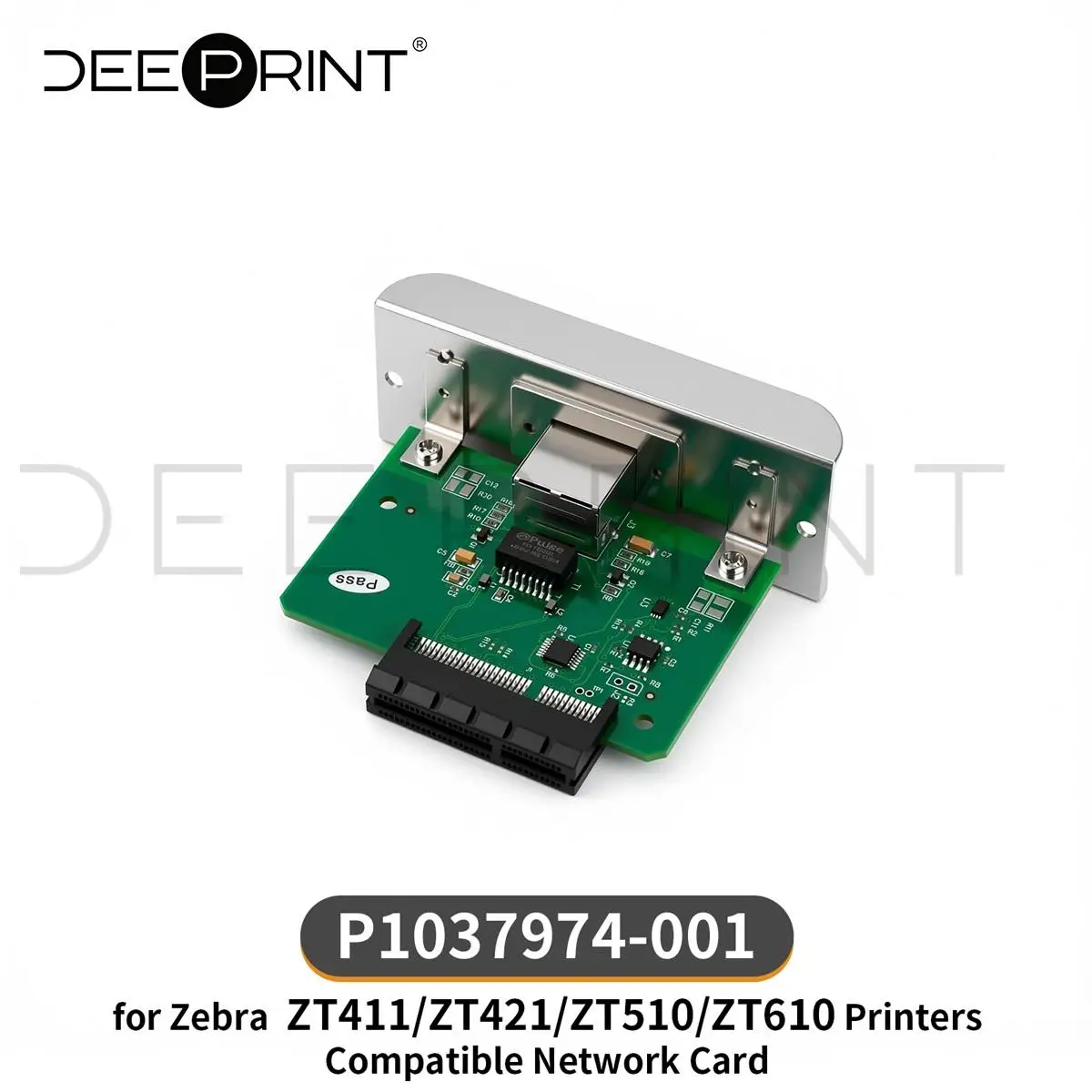 P1037974-001 Internal Printserver Ethernet Port Wired Network Card for Zebra ZT210 ZT220 ZT230 Printer | 3-Month Warranty