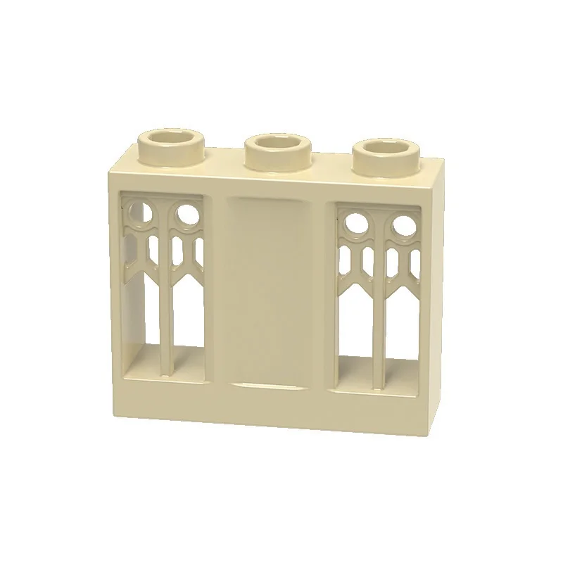 MOC 10 قطعة 64448 واط منزل 3 ثقوب التراص مجلس الاسمية الطوب الأوروبي الجوف جدار مع 2 ارتفاعات اللبنات لعبة الأولاد هدية