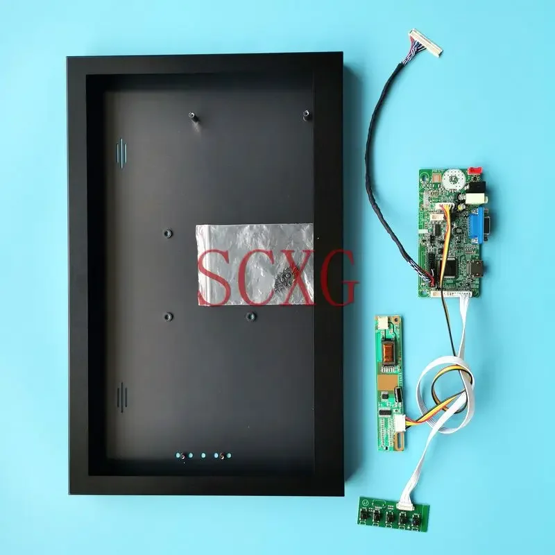 For LP141WX1 LP141WX3 58C Controller Drive Board+Metal Case Kit LCD Display 14.1