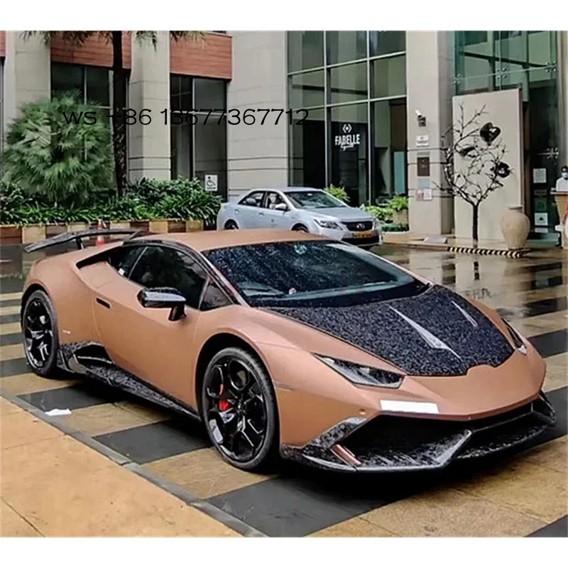 

1016 Style Dry Carbon Fiber Bonnet LP610-4 LP580 Huracan Engine Hood