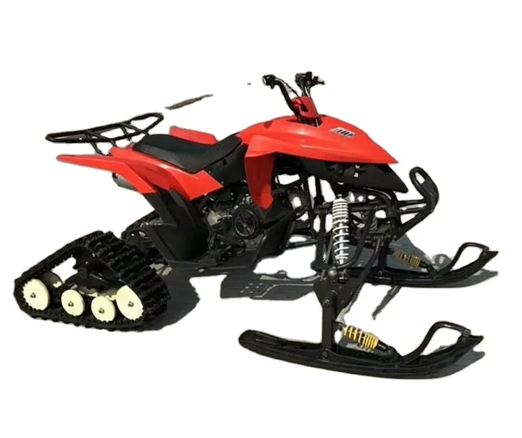 2024 New Different Design atv Snowmobile Snowscoot Ski Tracked Snow Vehicle For Sale