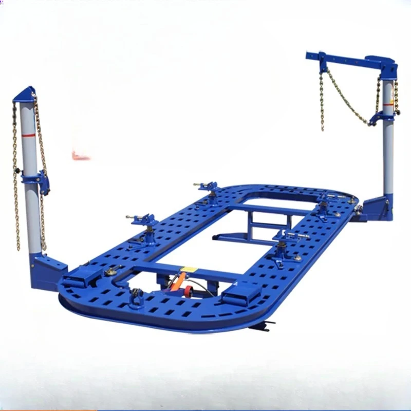 Automobile girder corrector sheet metal maintenance and correction platform shaping frame whole plate sheet metal correction