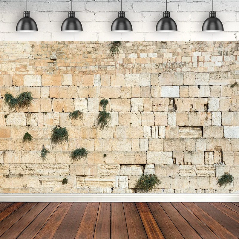 

Photography Backdrop Israel Jerusalem Western Wailing Wall Rock Old City Ghetto Baptism Religious Party Decor Background Banner