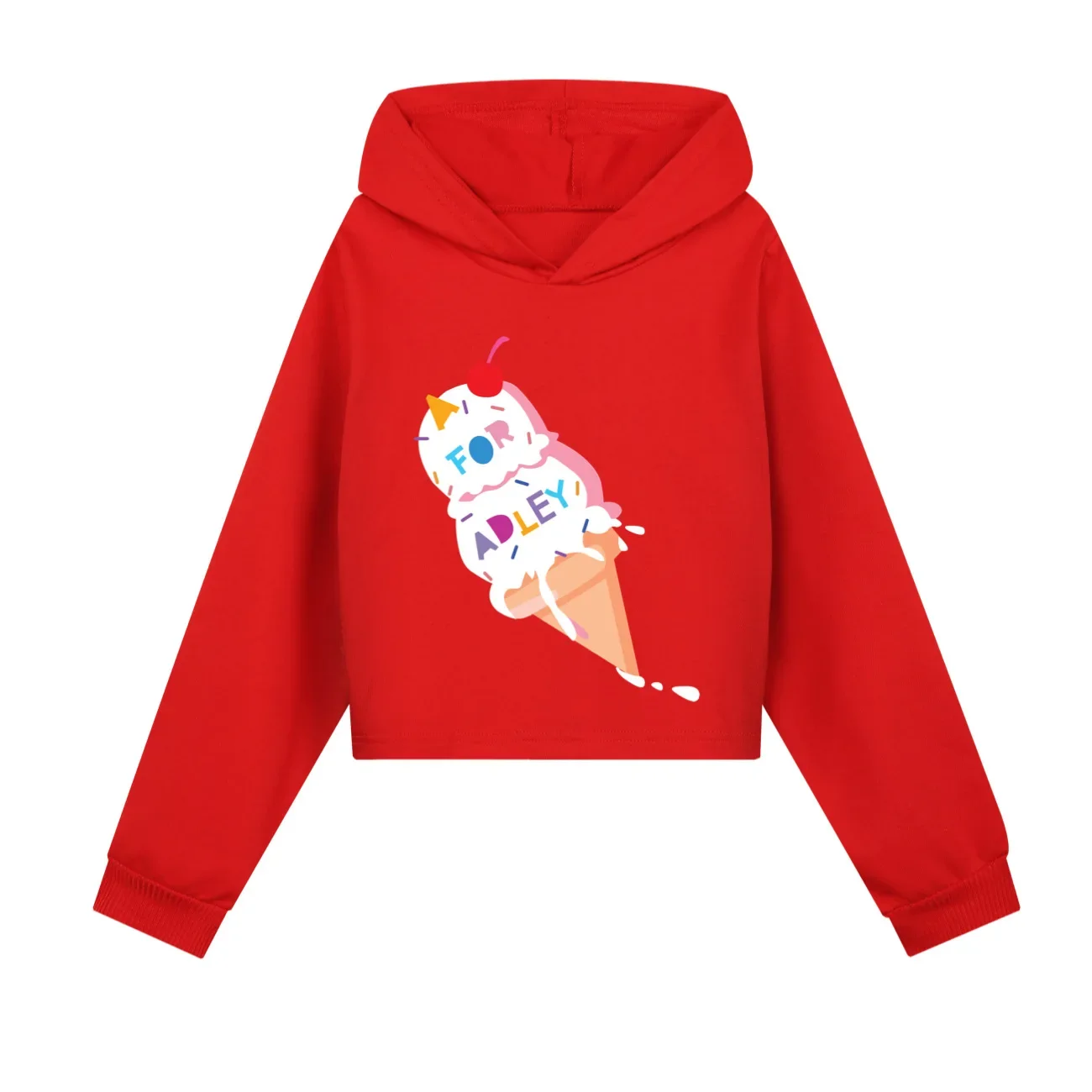 Baru anak-anak perempuan sweter potong A untuk Adley anak perempuan Set Hoodie pakaian anak-anak Musim Semi Hoody anak-anak lengan panjang kasual Tops1528