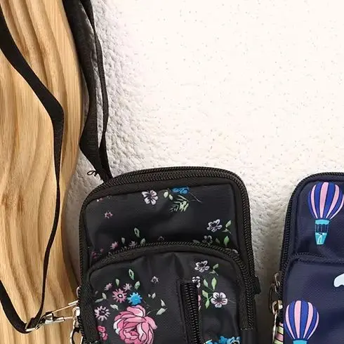 

Portable Small Cell Phone Bag Casual Shoulder Bag With Zipper Multifunctional Purse With Adjustable Strap Crossbody Bag
