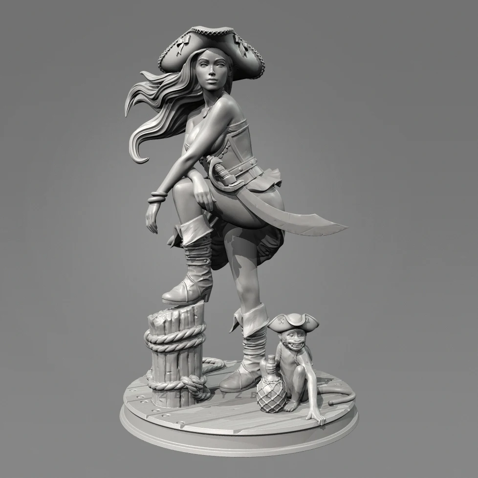 

Высота человека, 38 мм, 50 мм, 75 мм, наборы моделей из смолы, фигурка красоты, бесцветная и самостоятельная сборка (3D-печать) TD-7475/3D