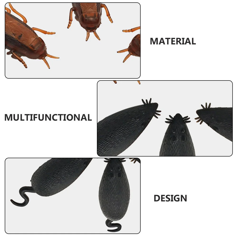 2 قطعة صرصور كهربائي مخيف هالوين محاكاة الفئران الاهتزاز المزحة ديكور المزاح الدعائم للحزب كرنفال محاكاة الفئران