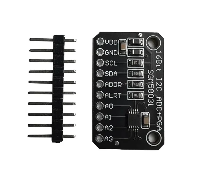 

SGM58031 Development Board 16-bit High Precision I2C Module 4 Channel ADC Data Acquisition Converter For Arduino NEW