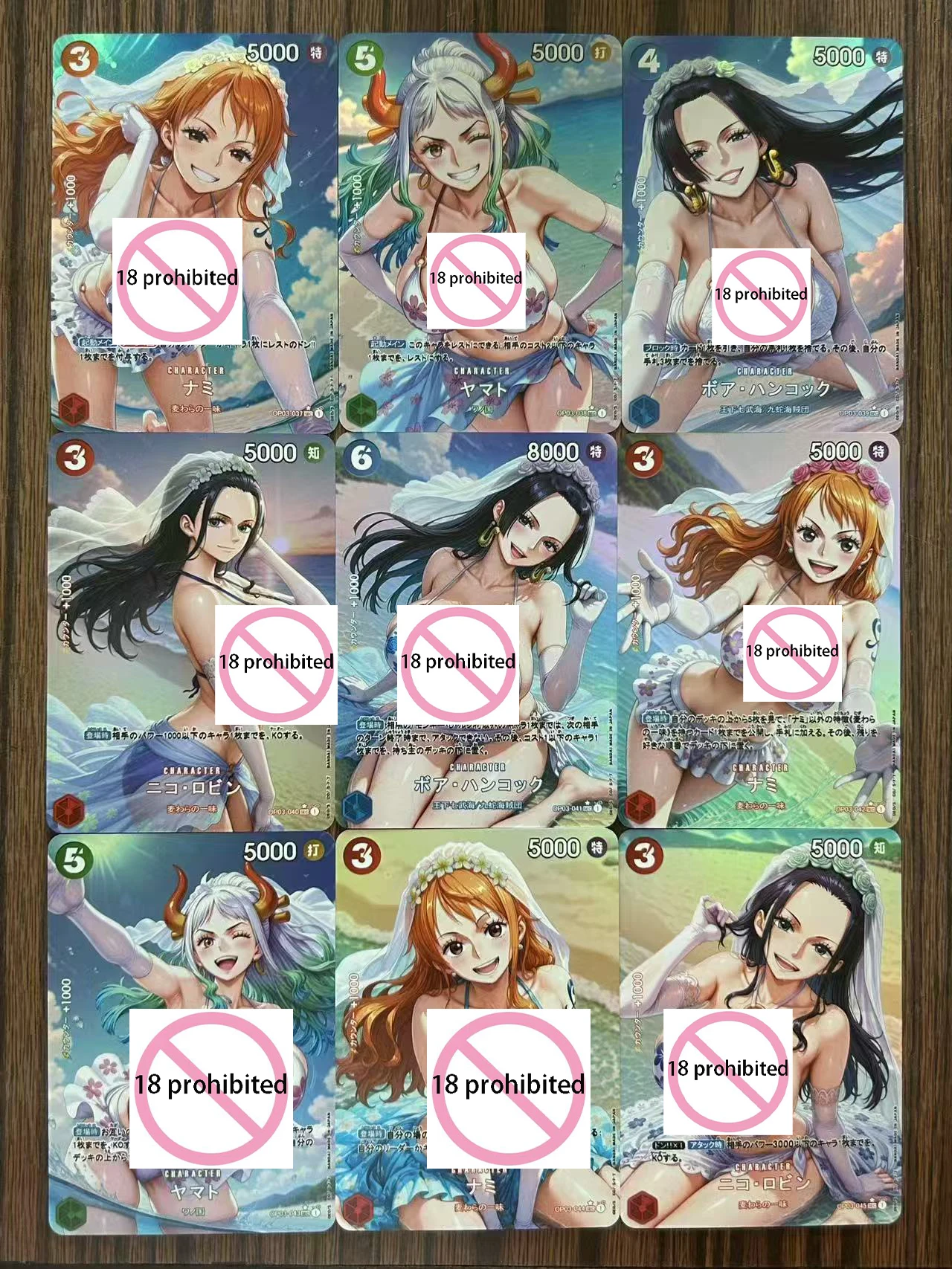 

One Piece Diy Nami Nico Robin Boa Hancock Self Control Collect Signature Trading флэш-карта аниме мультфильм оригинальный подарок
