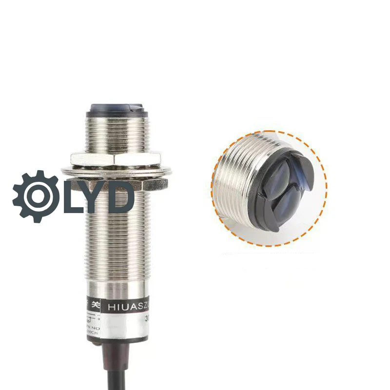 Diffuse Reflective Photoelectric Switch NPN/PNP 24V DC Long Range Sensor – Industrial Photoelectric Distance Sensor