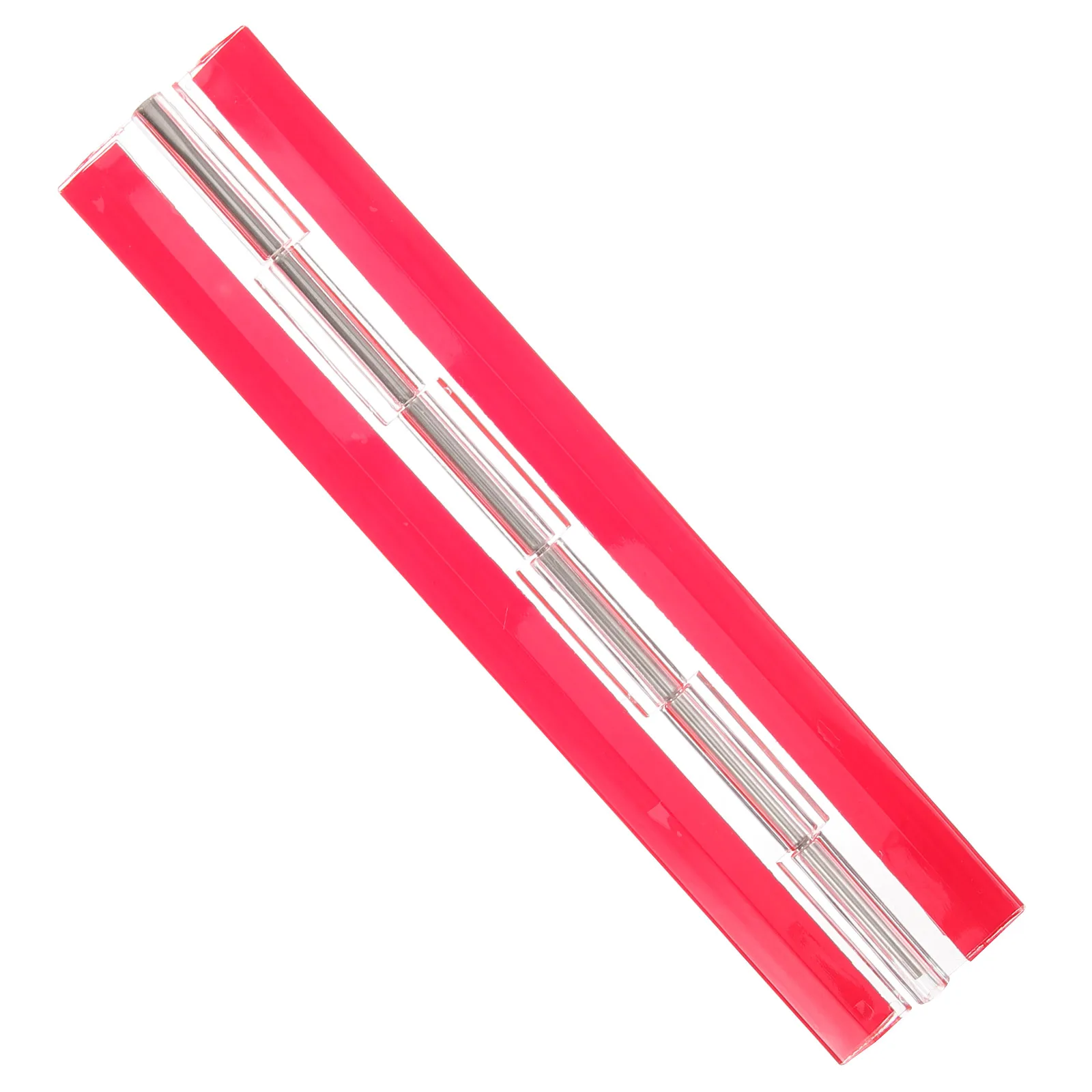 

1pcs Self Adhesive Hinges 200x45mm Stainless Steel Acrylic Mini Hinge for Boxes Clear Double Sided Tape Folding Piano Hardware