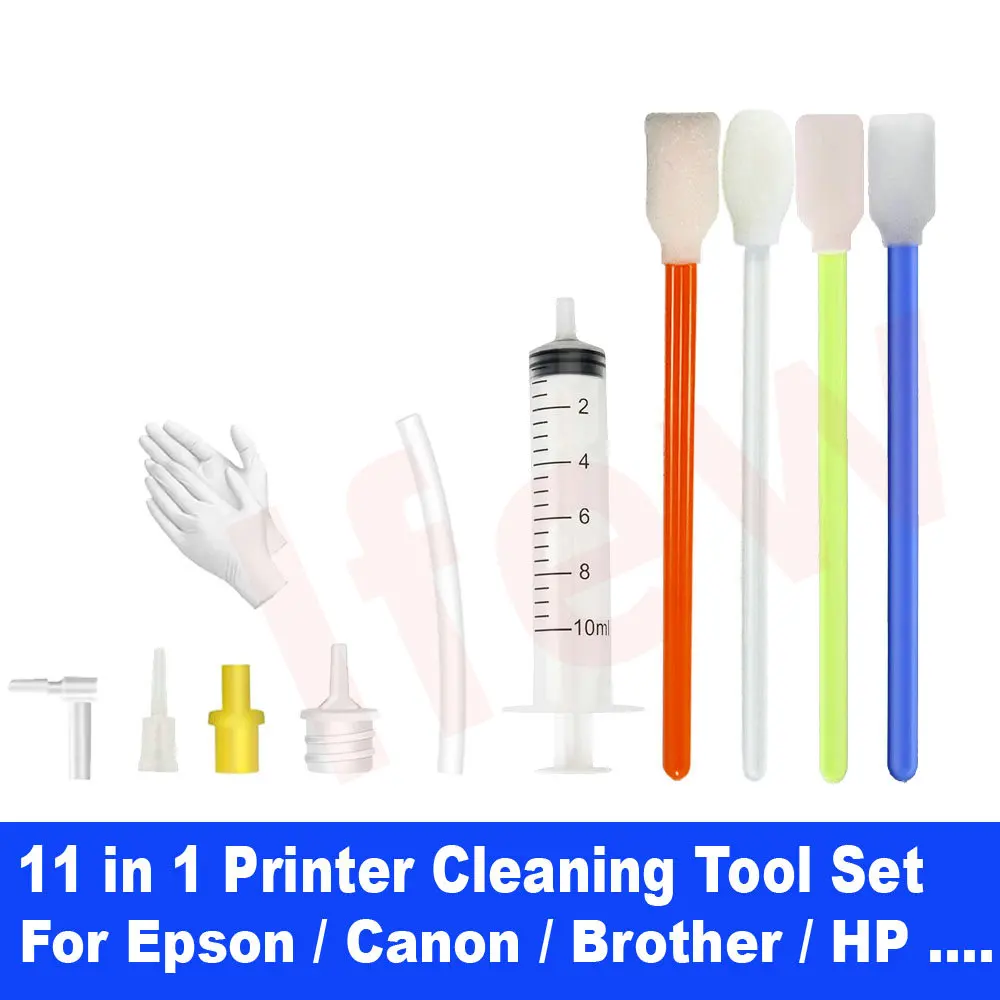 Ink Syringe Cleaning The Printer Pigment Sublimation Dye Ink Syringe Tool Set Printhead Print Head Clean Kit Clean Ink Syringes