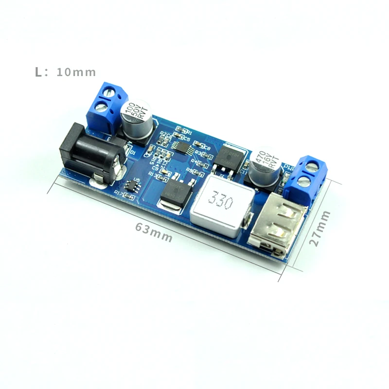 5A voltage reduction module 24V 12V to 5V USB mobile phone charging power module car recorder monitoring