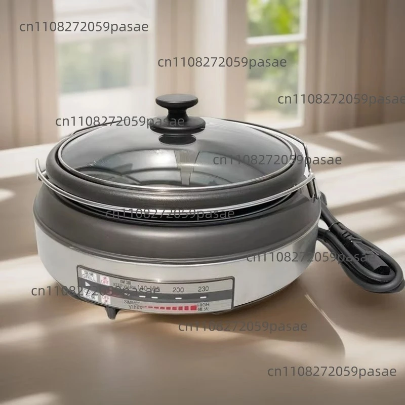 Mechanical split electric hot pot EP-LAH15/PEH20/RAH/PVH30C multi-functional frying barbecue cooking