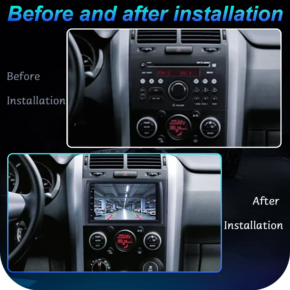 

Автомагнитола Android 16 для Suzuki Grand Vitara 3 2005-2010 2011-2015, мультимедийный плеер с GPS, Carplay, Android Auto, WIFI, 2DIN