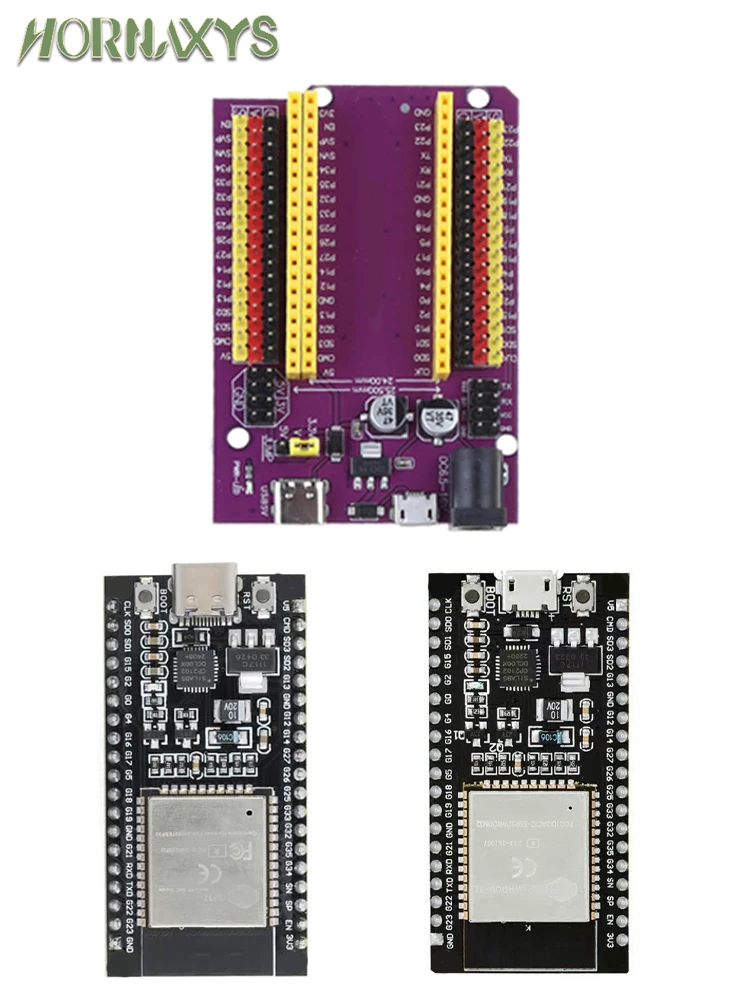 Płytka programistyczna ESP32, złącze TYPE-C/MICRO USB, układ CP2102, WiFi+Bluetooth, dwurdzeniowy procesor, ESP32-DevKitC-32, płytka rozszerzeń ESP-32, 38 pinów. — zdjęcie produktu 7