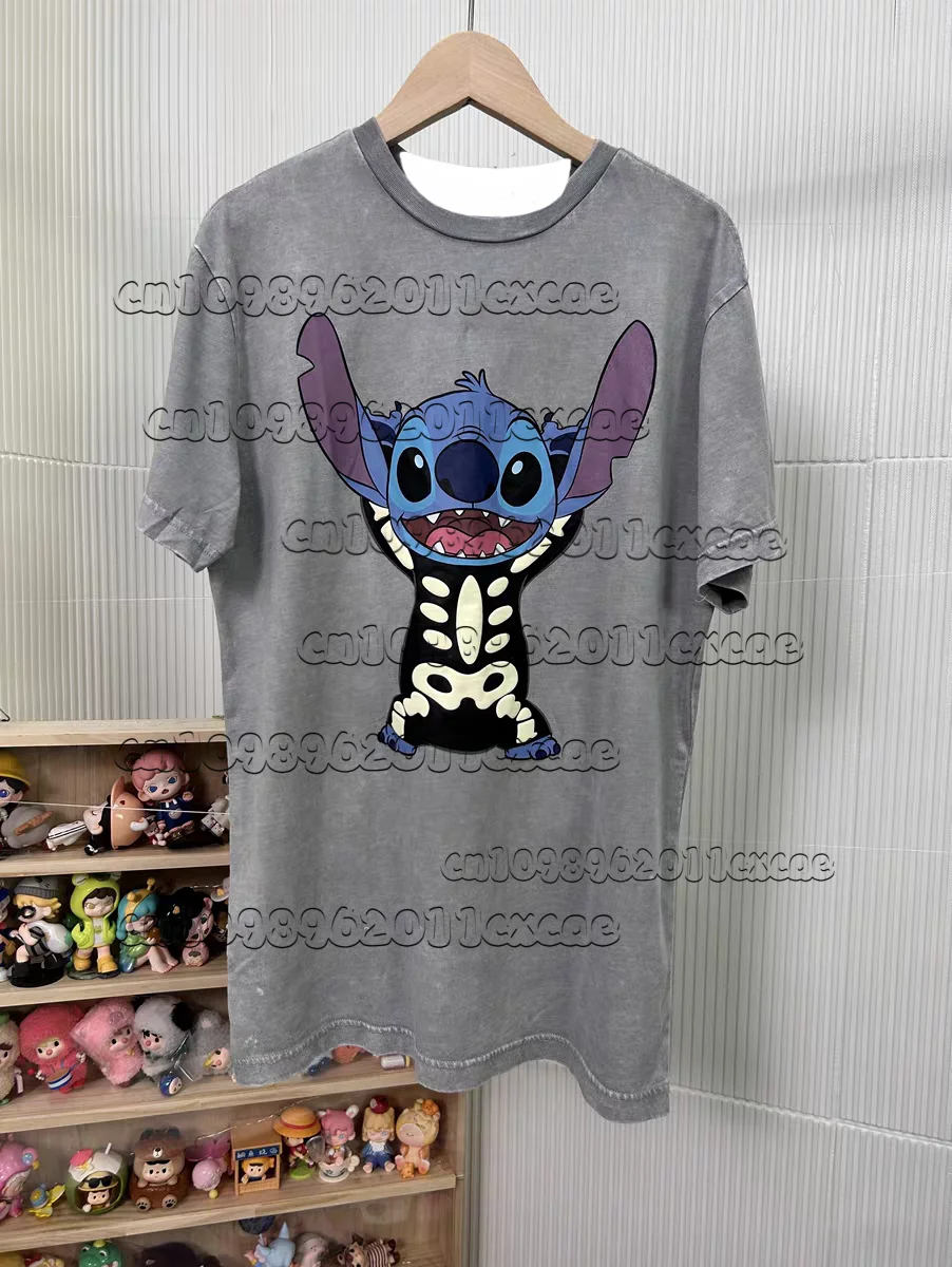 

25/26 Summer Fun Cartoon Pattern Printed Short Sleeve 3D Adult Children's T-shirt Casual Parent Child Wear Sports Top