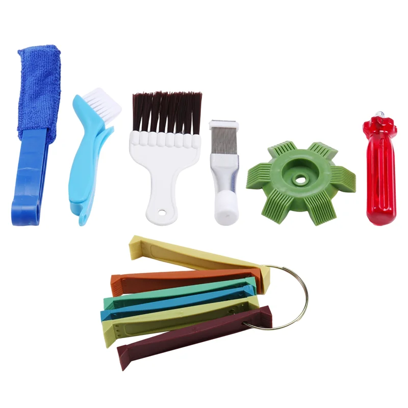 

ABYN-1Set Набор инструментов для ремонта и очистки FCR6 Плавник Расческа Конденсатор Очиститель воздуховыпускного отверстия Испаритель Радиатор