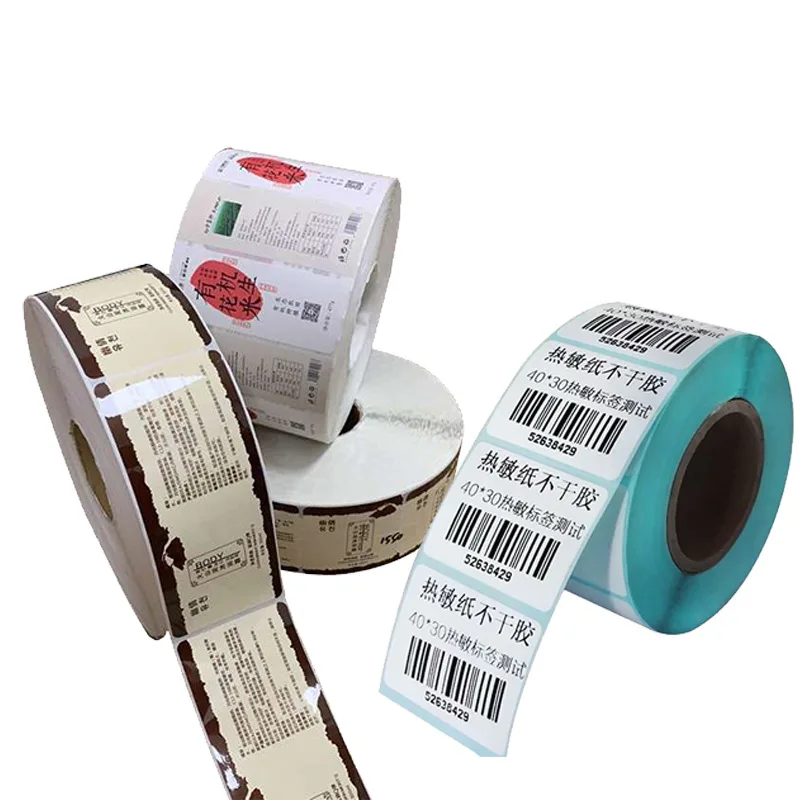 Custom. Advertising Label QR Code Sealing Paste Transparent Fragile Trademark Printing Factory Printing Transparent Sticker Cust