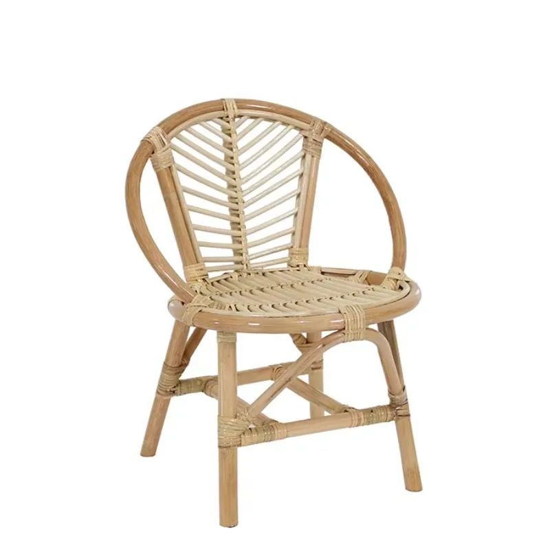 Julia Kid Modern Rattan Leisure Dining Chair