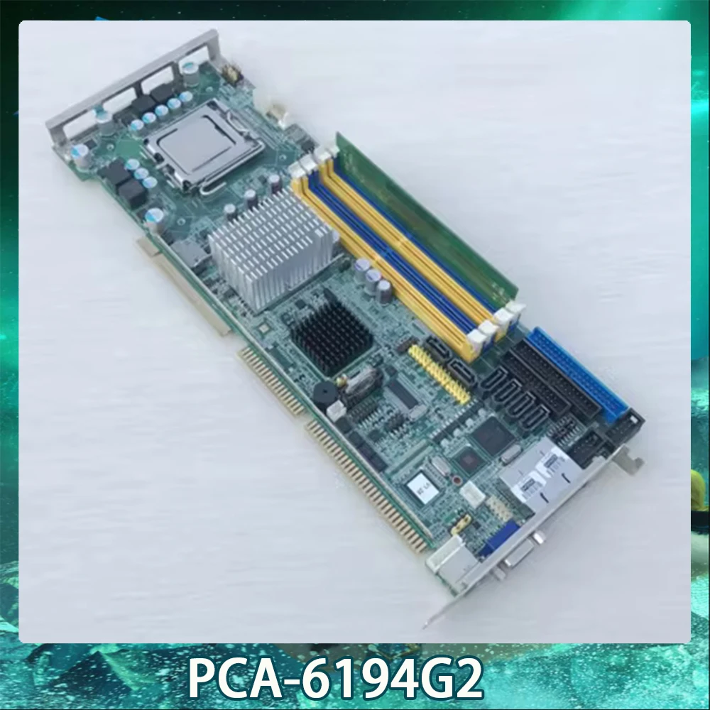 Integrated Network Card Industrial Control Motherboard Dual Network Ports For Advantech PCA-6194G2 PCA-6194 REV.A1