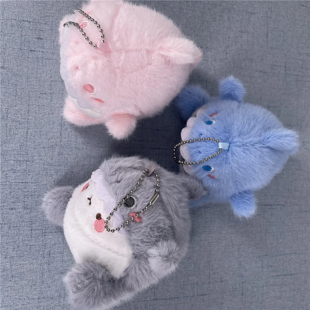 

20PCS Wholesale 10CM Fluffy Hat Shark Stuffed Plush Toy , Bag Pendant Decor Toy Key Chain Plush