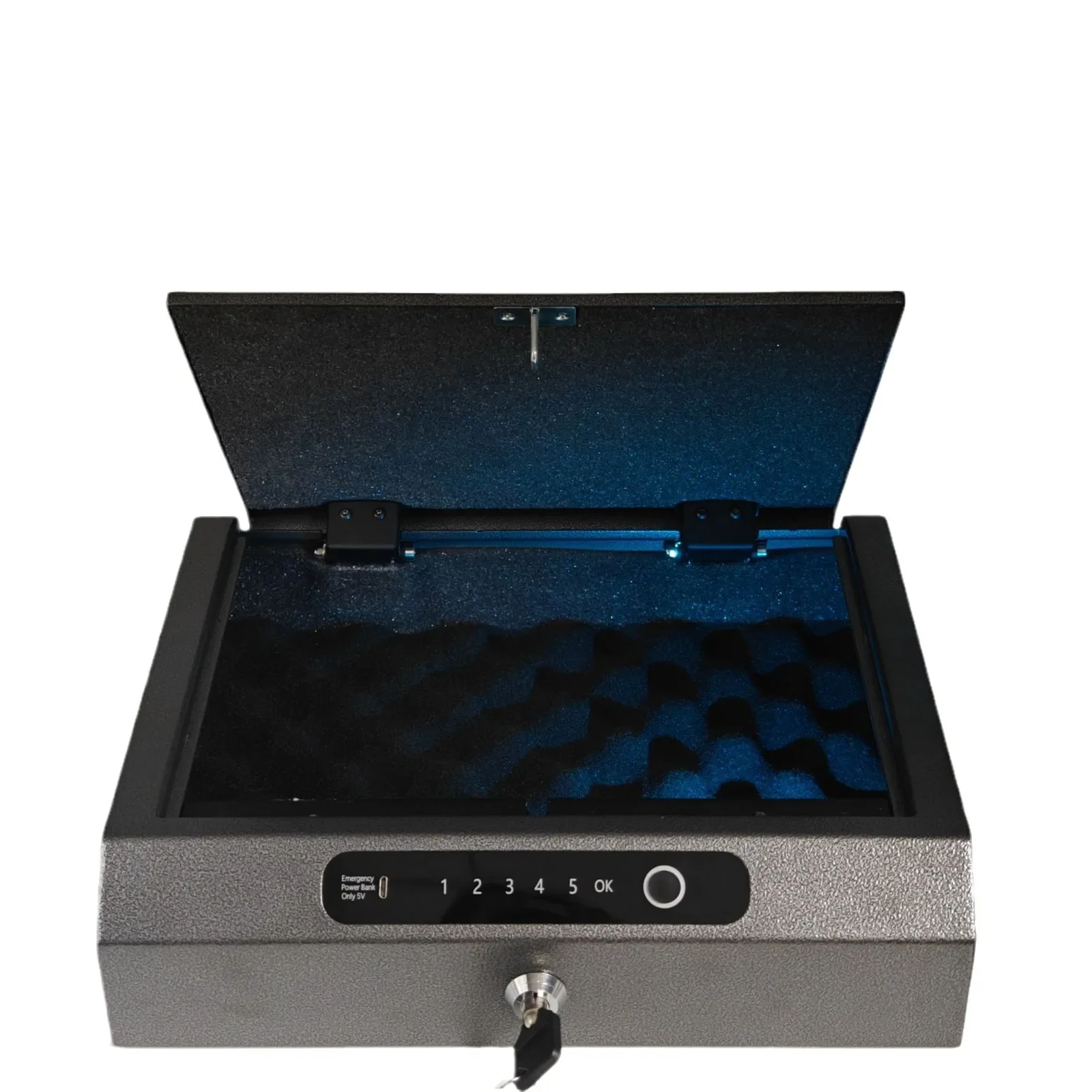 Protect Your Valuables with Fingerprint Gun Safe Box for Home and Car ,ammo security box