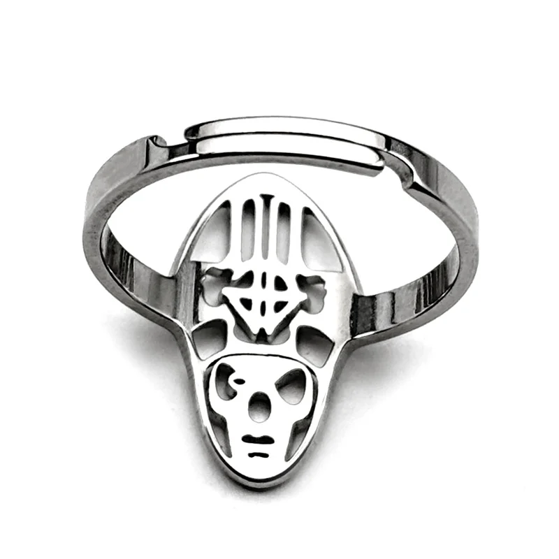 Ghost BC Band Nameless Ghoul Pope Papa Emeritus Ring Women Men Stainless Steel Adjustable Rings Heavy Metal Music Jewelry RRRXXX view 4