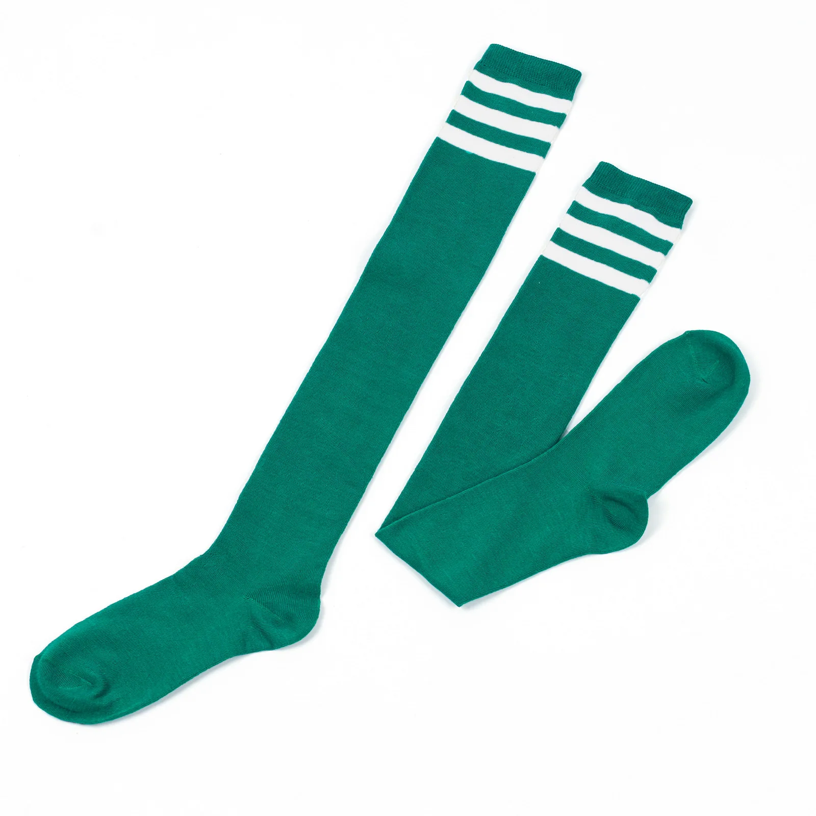 Women Socks Striped Socks Three Bars Academic Style Thigh Socks Stocking Performance Socks High Tube Women Socks