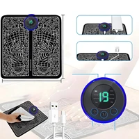 Foot Massger 8 Modes 19 Level Electric Foot Massager Pad Strength Lightweight Relieve Foot Pressure Strength Lightweight 5