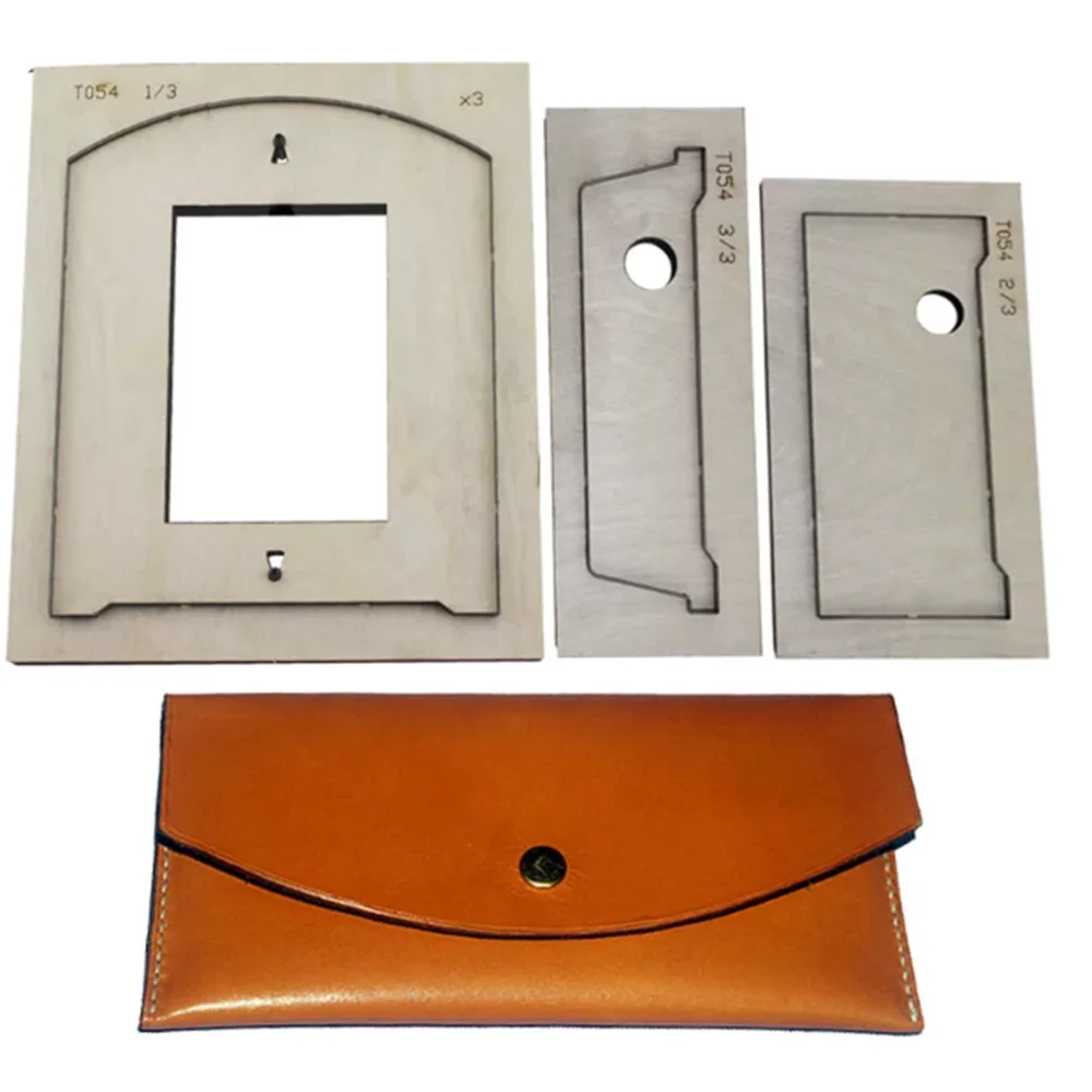 

Knife mold for DIY leather craft long wallet handbag cutting dies 200x95mm