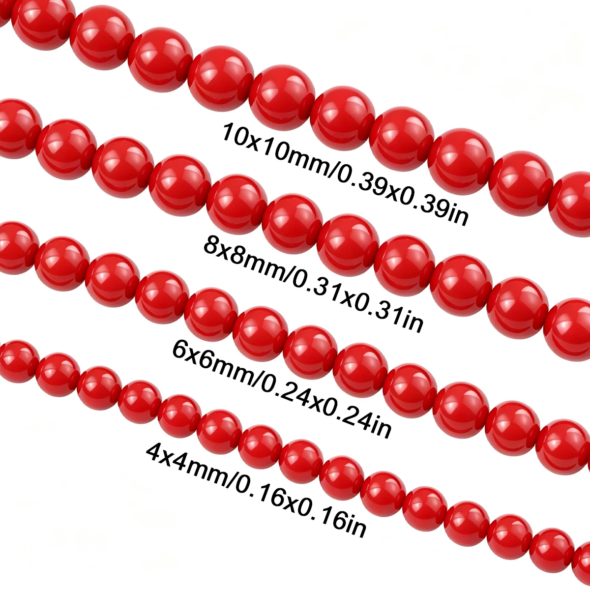 4-10mm Natural Heather-Red Carnelian Red Handmade DIY Jewelry Beads Loose Bead Bracelets Necklaces and Accessories