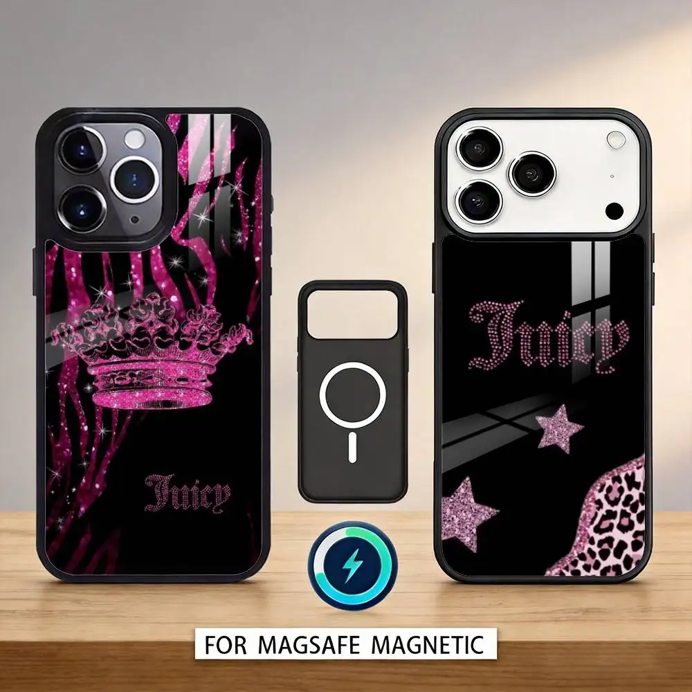 

Vintage Pink J-Juicys C-CoutureS Phone Case For iPhone 17,16,15,14,13,12,Pro,Max For Magsafe Magnetic Wireless Charging