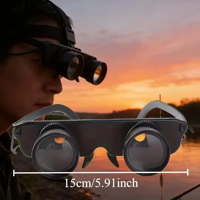 3-in-1 Tragbares Optisches Gerät Lupe Fernglas Einstellbare Vergrößerung Zoom – Detail 5