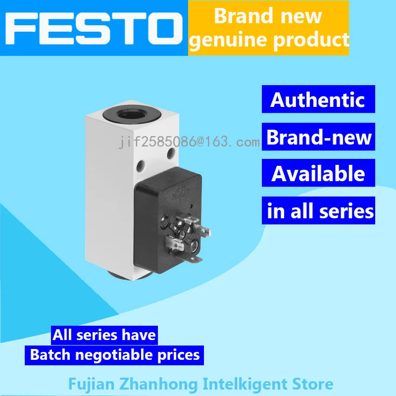 Festo-Original genuíno 175250 PEV-1/4-B-OD, 177616 PZVT-120-SEC, disponível em todas as séries, preço Negociável