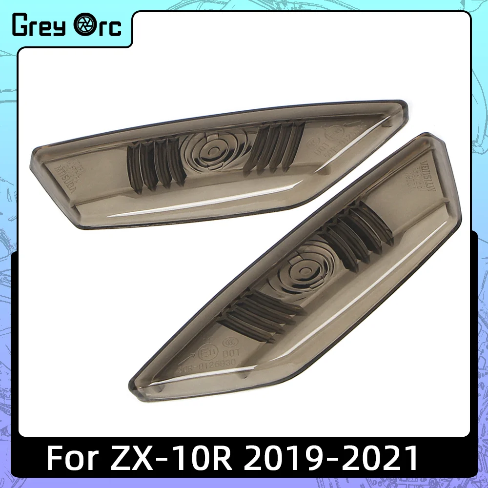 

Крышка зеркала заднего зеркала с указателем поворота для Kawasaki Ninja ZX10R ZX-10R ZX 10R 2011-2015 2012 2013 2014 ABS светодиодный фонарь заднего вида объектив