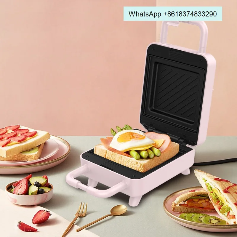 Waffle machine Double-sided automatic bag artifact Electric cake bell Multifunctional household sandwich breakfast machine