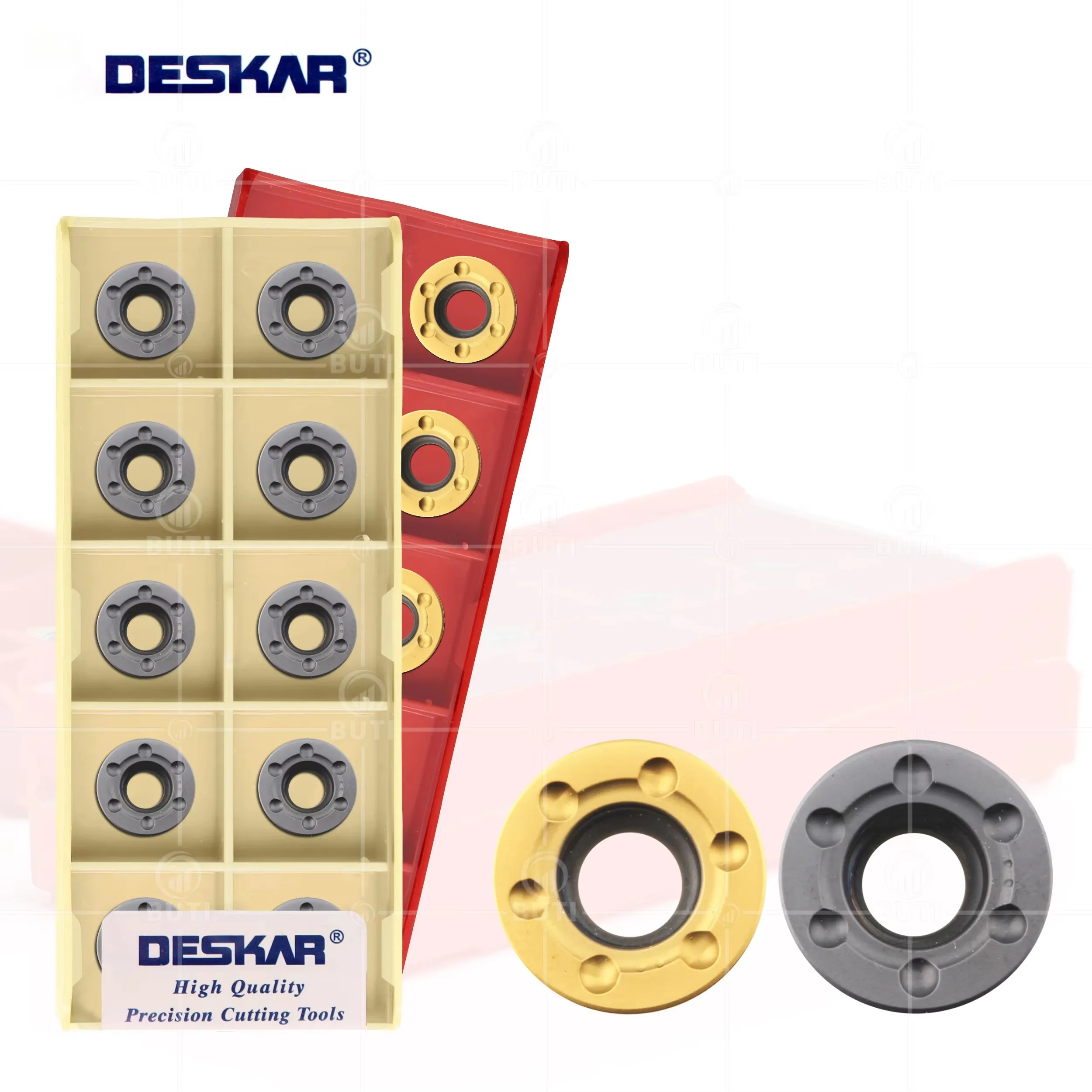 

DESKAR 100% Original RDMT1204MO MQ LF6018 LF6028 LF6028S Milling Carbide Insert CNC Lathe Cutters Turning Tools Blades Material