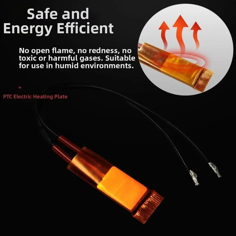 New 60-270 Degrees Heating Element 12V 24V 110V 220V 25*15*3.5mm Curlers Heater Celsius PTC Heaters For Miniature Heating