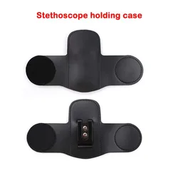 Leather Stethoscope Holding Case Hip Clip forPhysicians Storage Bag Medical Accessories Portable Stethoscope Holster Storage Bag