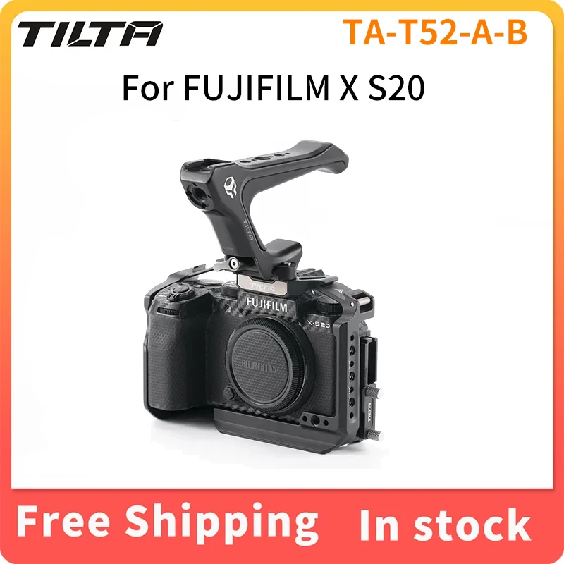 

TILTA TA-T52-A-B For FUJIFILM X S20 Metal Camera Cage Frame Expansion Accessories Full Cage Quick-release Protection