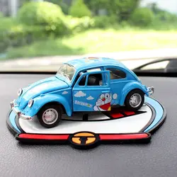 Bandai Doraemon Cat Alloy Car Model Car Ornament bambini Doraemon Anime periferiche Toy Car Beetle Retro Classic Car Gift