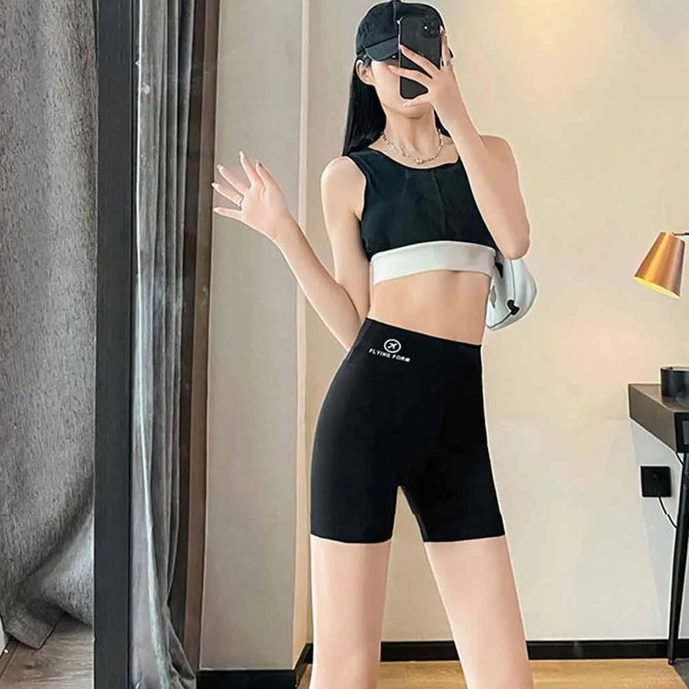 Yoga Shorts Women Fitness Shorts Running Cycling Shorts Breathable Sports Leggings High Waist Summer Workout Gym Shorts