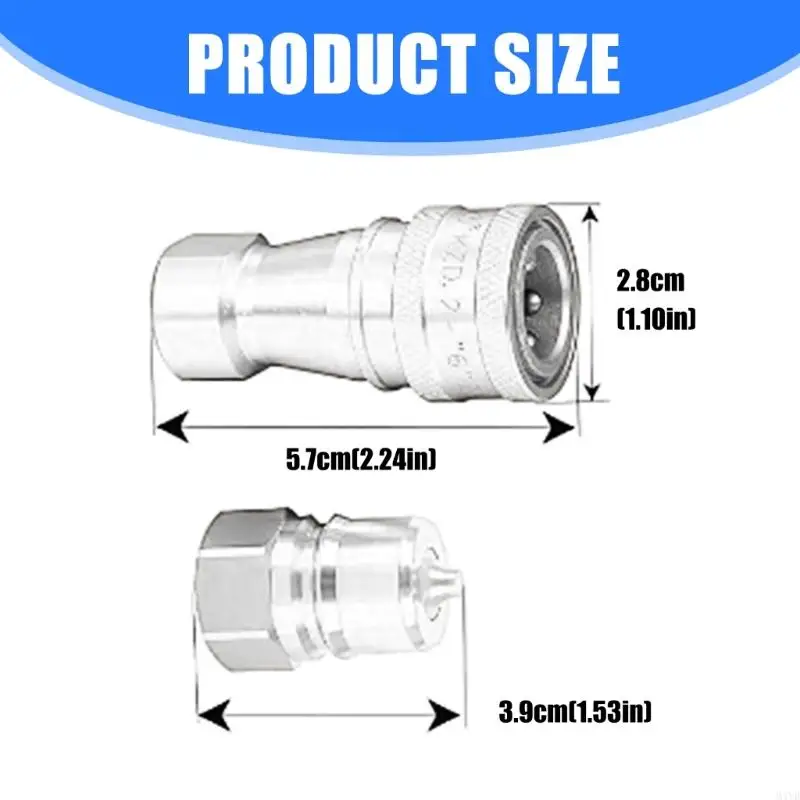 حزمة مكونة من 4 قارنات توصيل طويلة التنفيذ مقاومة للصدأ، موثوقية طويلة الأمد، M4YD