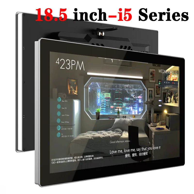 

18.5 Inch Embedded Industrial All-in-one Computer AC185FHA-T5G0 i5 seriesTablet PC with Capacitive Touch Screen LCD Display