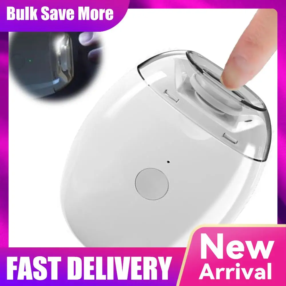 2 IN 1 Electric Nail Clipper Cutter With LED Light Automatic Nail Grinder Trimmer For Baby Adult Mini Manicure Tools Nail Care