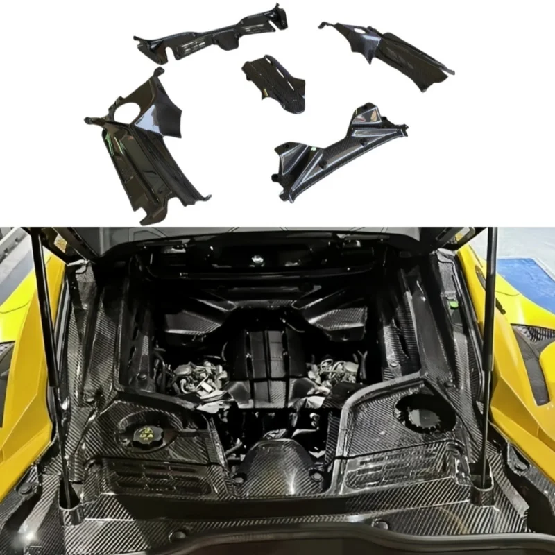 

Modified Style Dry Carbon Fiber Engine Hood For Maserati MC20